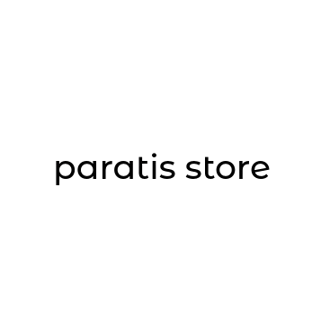 The text 'paratis store' in a black serif font centered on a solid white background.
