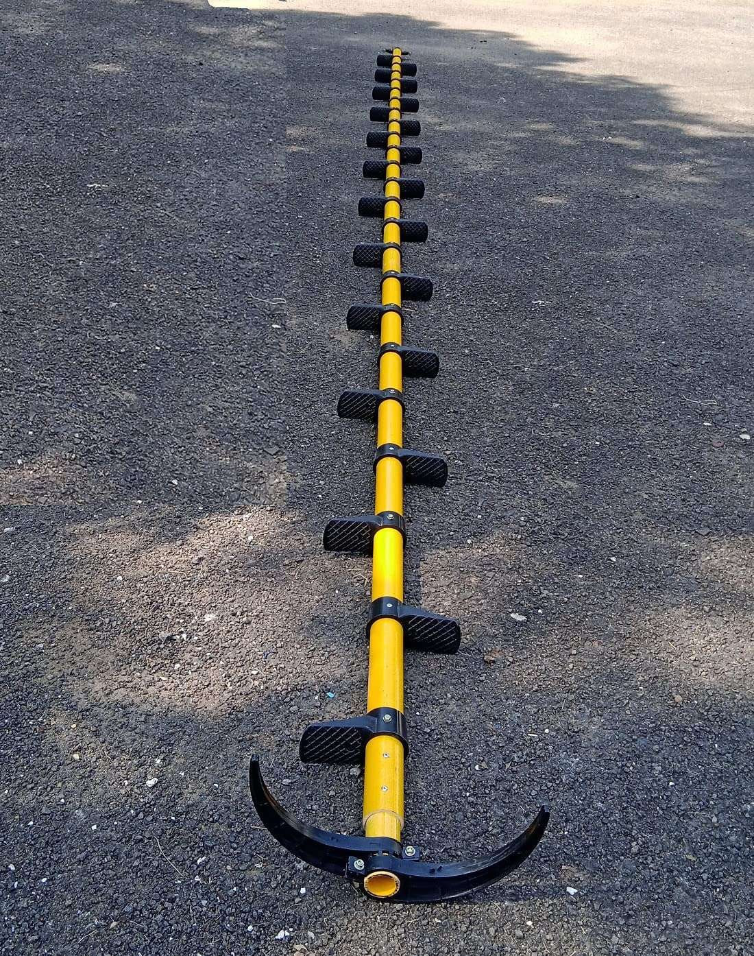 Paratis FRP Fiberglass Extension Ladder - Side View